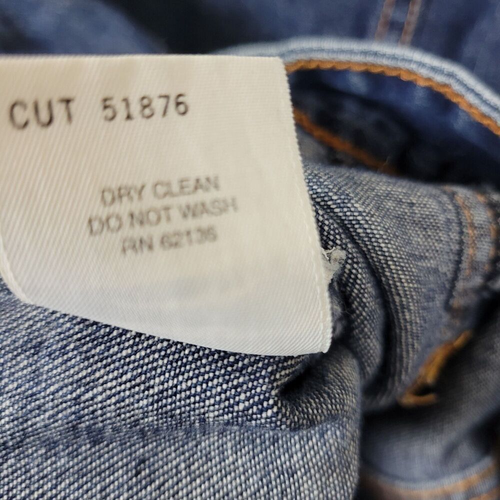 Vintage Guess Jeans Jacket Women's XS Blue Jean Authentic Originals USA Made - Picture 7 of 8